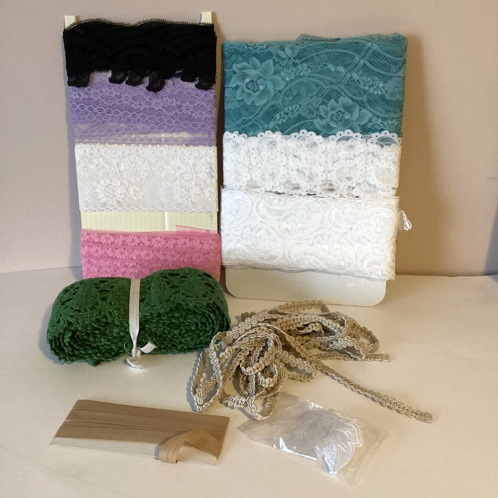 A Bundle of Lace Trim For Doll Clothes Sewing Crafts